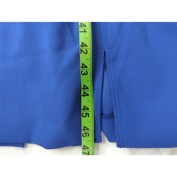 Catherines Black Label Size 4X Womens Blue Sleeveless Stretch Midi Dress New - Picture 12 of 13